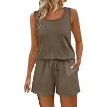 Women's 2-Piece Summer Trouser Suit Jogging Suit Set Elegant Outfits Clothing 2-Piece Set Crop Tank Top and Shorts Aesthetic Clothes Workout Sports Suit Tracksuit