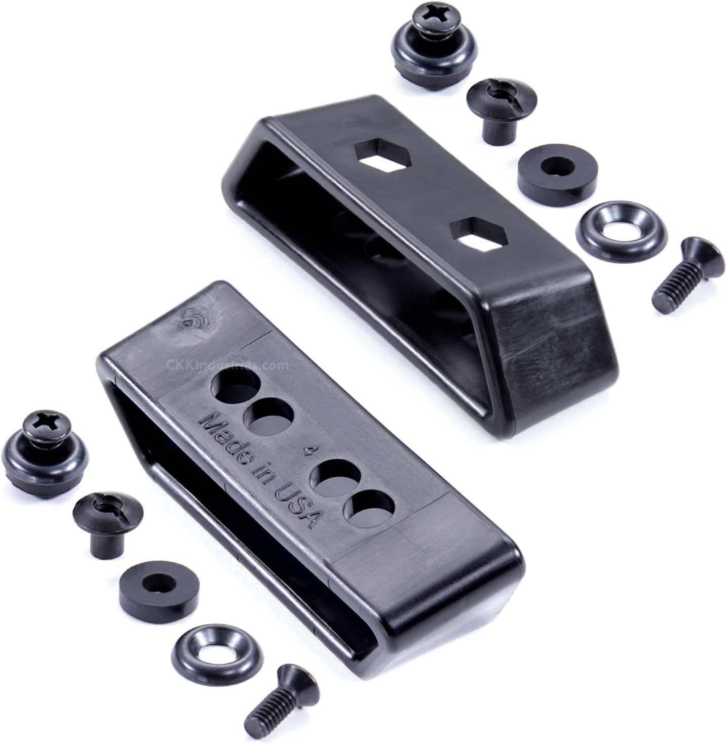 Universal Holster Mounting Loops - TacWare OWB Belt Loops - (Tactical Black) - (Fits Up to 2.00in Belts) - (Select Quantity Below)