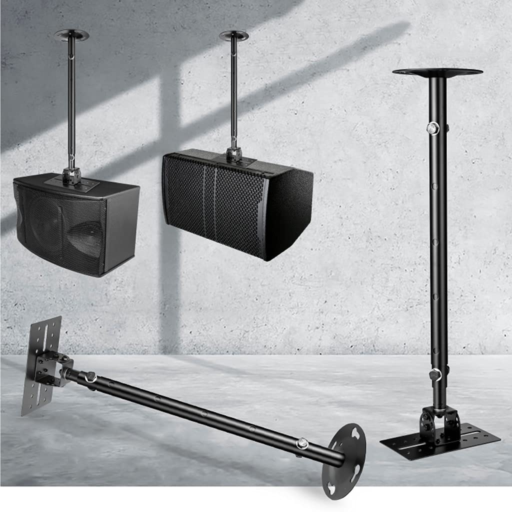 Racks de Altavoces, Soporte de Audio Soporte de techo del altavoz Soporte de pared de altavoz de alta resistencia Soporte de altavoz de alta resistencia al altavoz de tamaño universal puede soportar 5