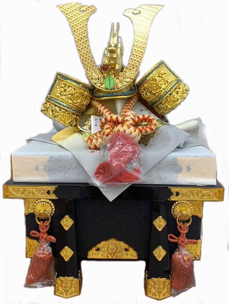 15号 越後山兜 合鉢 金沢箔 正絹【五月人形】【兜飾り】【端午の節句】 Amazon.co.jp: 兜 15号 越後山兜 合鉢 金沢箔 正絹【五月人形