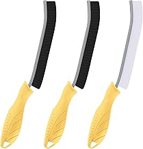 Cleaning Brush - Gap Cleaning Brush, Hard Bristles Corners Cleaning Brush, Joint Brush Bathroom, Cleaning Utensils for Kitchen, Toilet, Vehicle (3, Yellow)