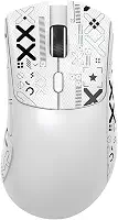 Mouse ATTACK SHARK R1 59g SUPERLIGHT, sensor para jogos PixArt PAW3311, mouse para jogos sem fio/com fio BT/2.4G, 6 DPIs ajustáveis ​​até 18.000, bateria de 65 horas