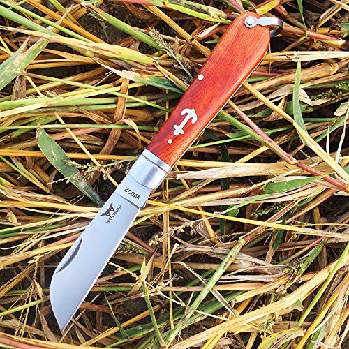 Watchman W002 Pocket Knife Folding Knives Traditional Folder Wood Handle Material Collection #TOP6