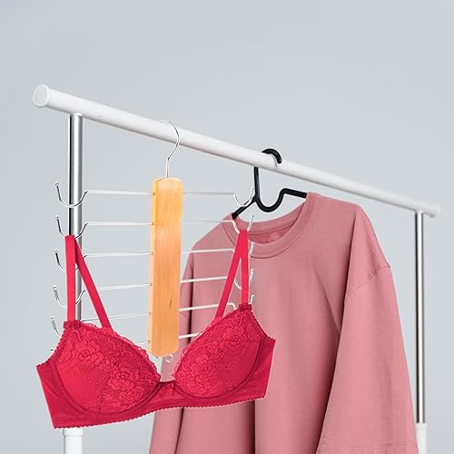 Miniatura 2 de Cabilock Colgador de sujetador para ahorrar espacio, para colgar en el armario, organizador de almacenamiento para camisolas, corbatas, trajes de