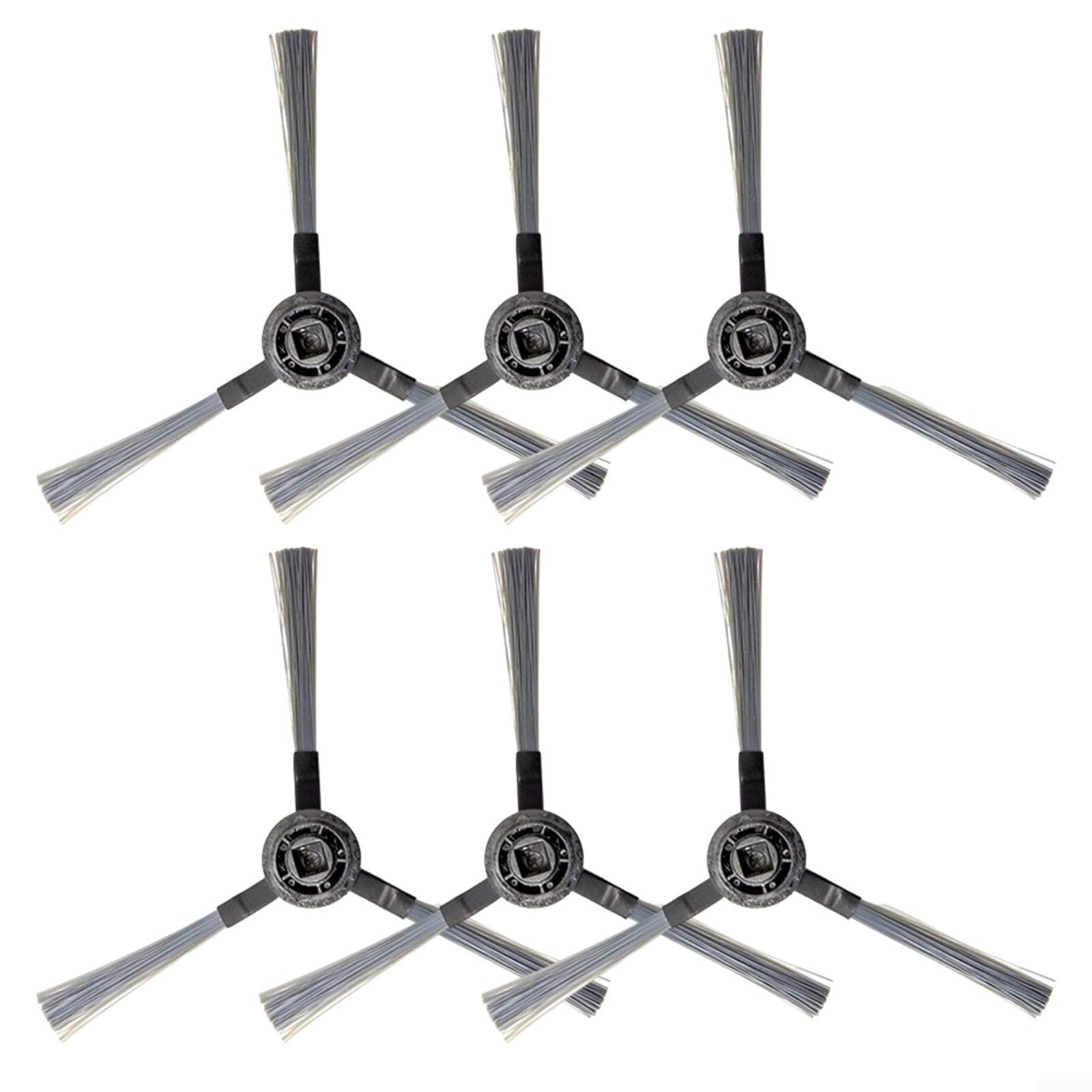 6 pack Side Brushes Replacement For bObsweep Robot Vacuum Cleaner For Dustin For Orb-i For Ultra-Vision For RC400,Edge-Sweeping Brushes Accessories