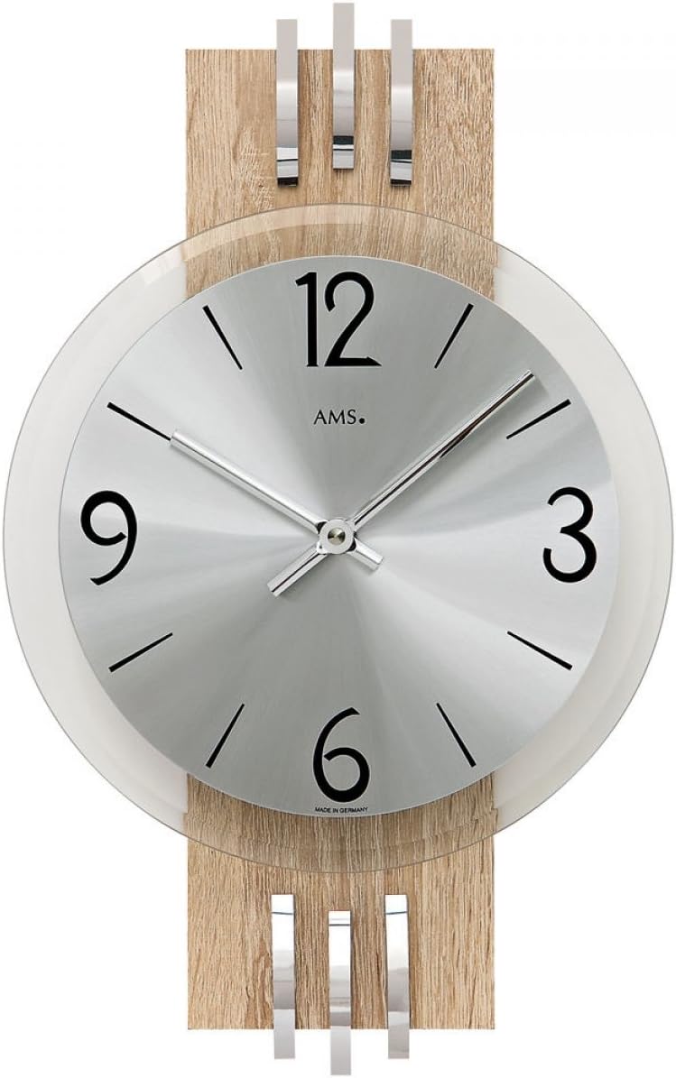 AMS Modern Wall Clock with Quartz Movement from W9228