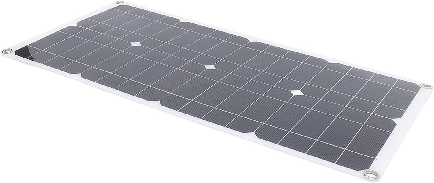 Solar Panel Controller Kit Water Panel Charger with Controller for Camping Travel, Versatile Charging Solution for Cars, Boats, Motorcycles, and RV Batteries (50A)