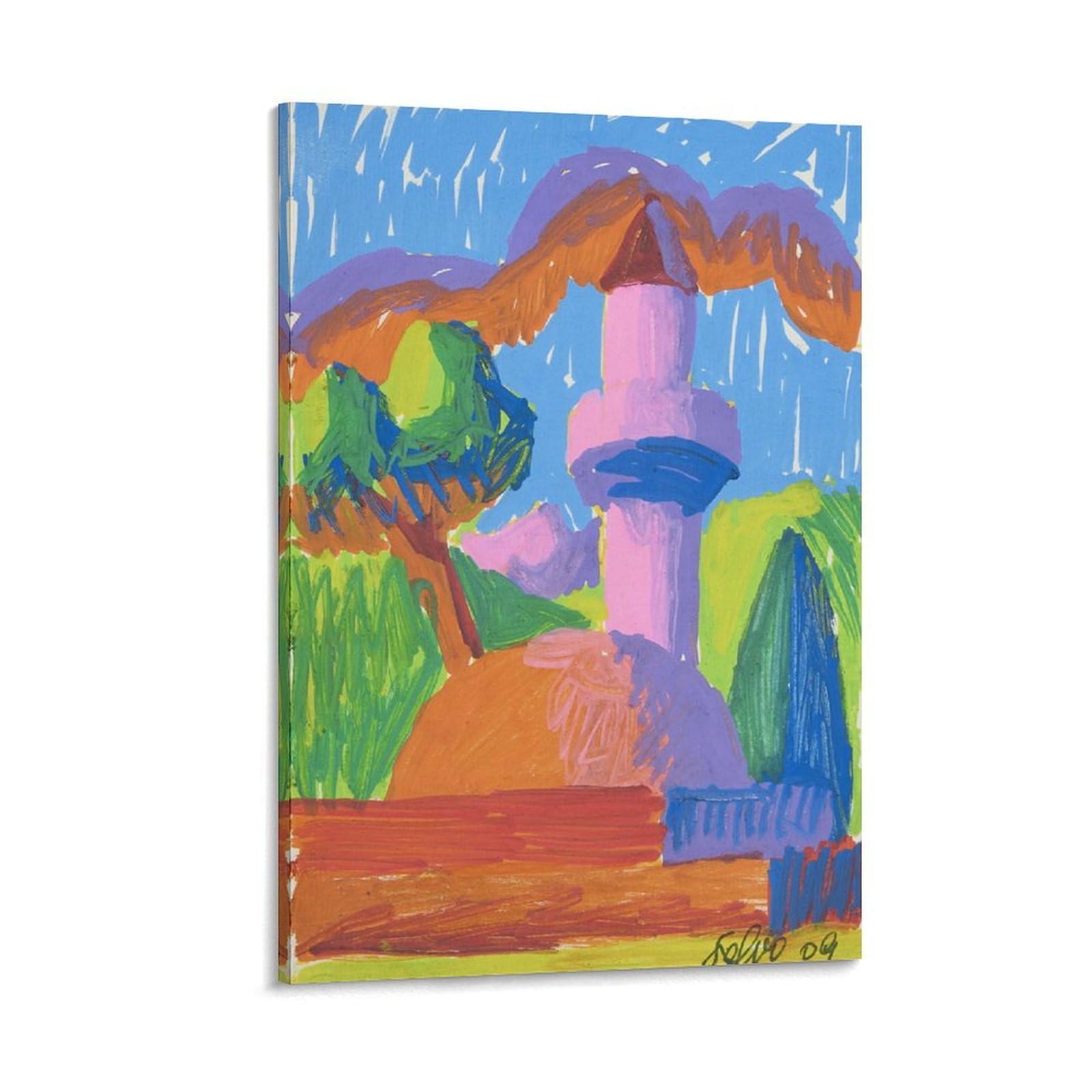 KLAGCBDF SALVO Untitled (2) Picture Print Wall Art Poster Painting Canvas Posters Artworks Room Aesthetic 20x30inch(50x75cm)