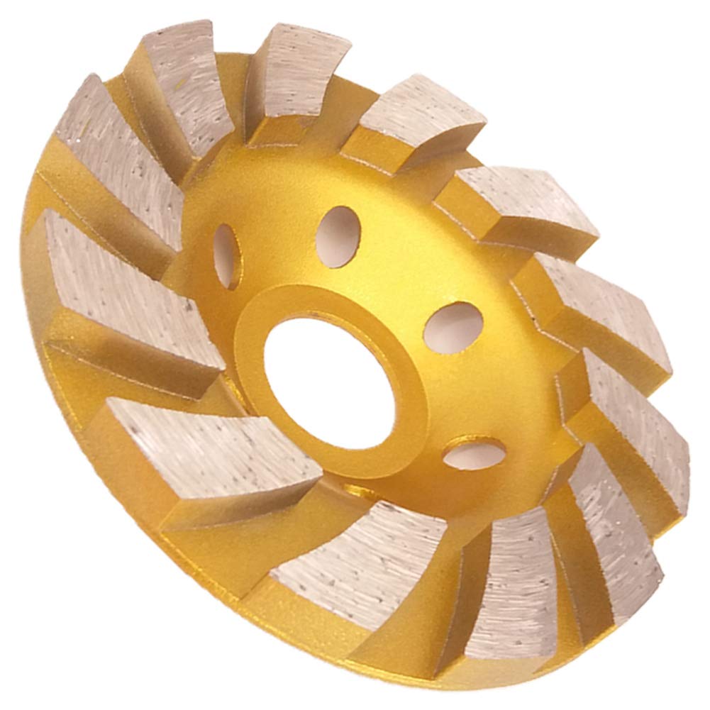 4 inch Diamond Cup Grinding Wheel for Concrete Masonry Granite Marble Stone for Angle Grinder with 7/8" or 5/8" Arbor