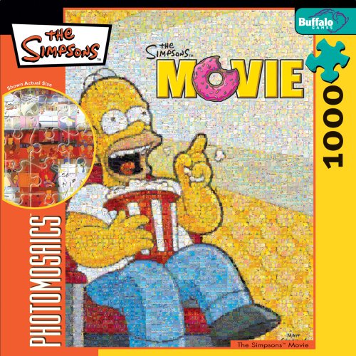Buffalo Games Simpsons Photomosaic: Movie Homer