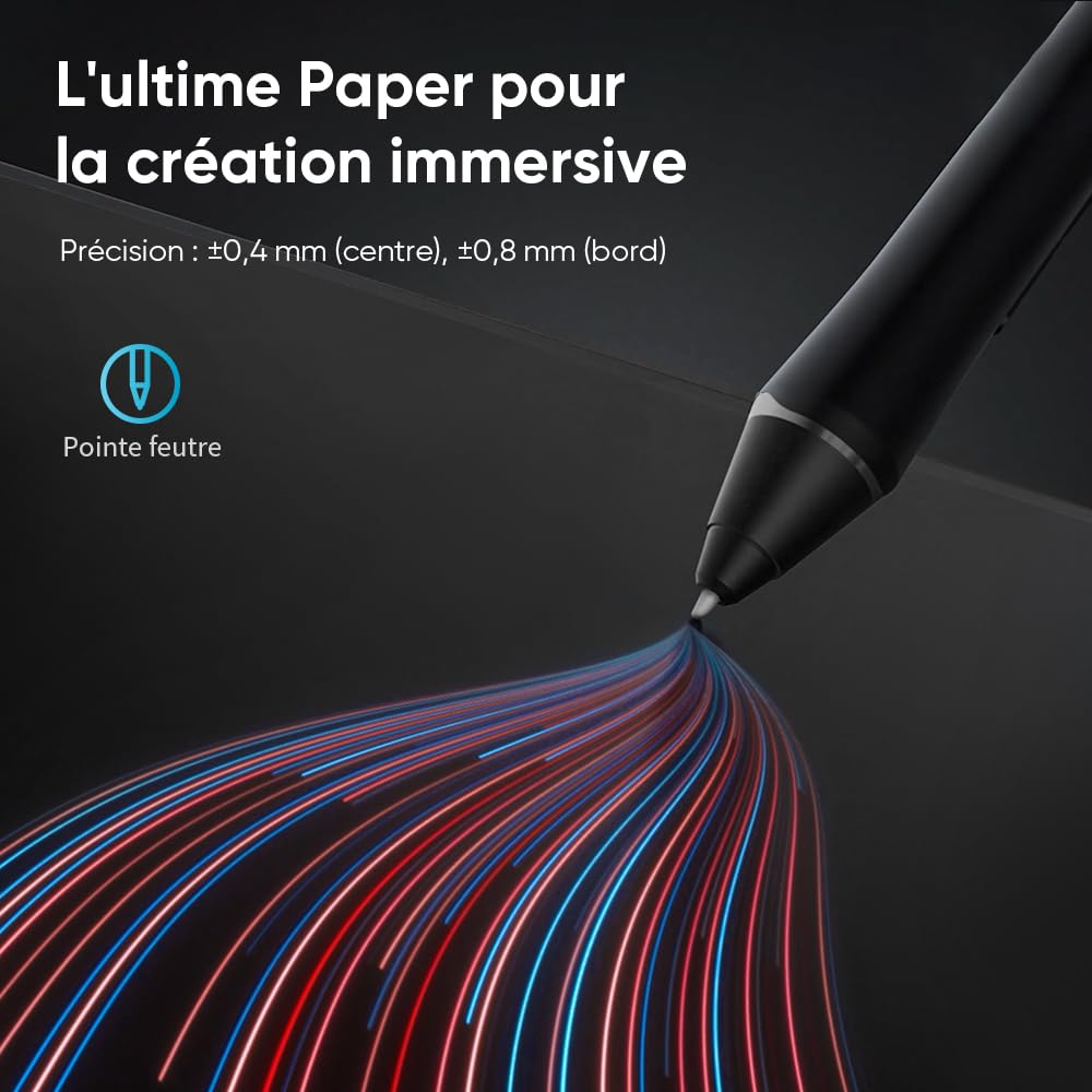 XPPen Deco Pro MW (Gen 2) Tablette Graphique Bluetooth 5.0 16K Niveaux de Pression Sans Écran