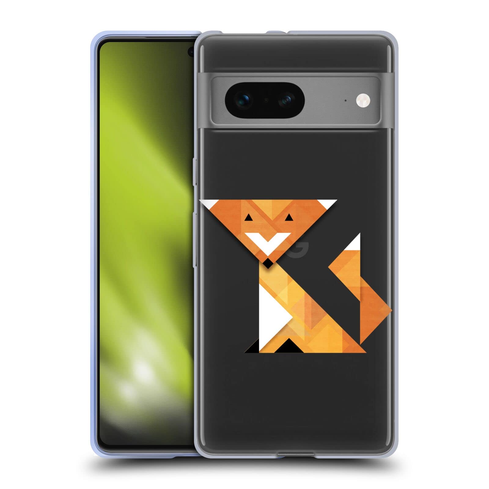 Head Case DesignsOfficially Licensed Alyn Spiller Fox Abstract Trianimals Soft Gel Case Compatible With Google Pixel 7