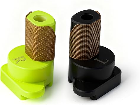 NEWISHTOOL Wrap Tool Cutting Spacer for Film Cut, 1 Pair Left/Right Hand Guide Trimming Edge Freehand Cutting Tool with 2mm/7mm Two Distance Cuts, Built-in Blade Magnet and Scratch-Free PTFE Felt