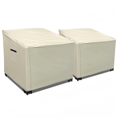 Likorlove Fundas para sillas de patio, 32 pulgadas de ancho x 37 pulgadas de profundidad x 36 pulgadas de alto, fundas para muebles de exterior para