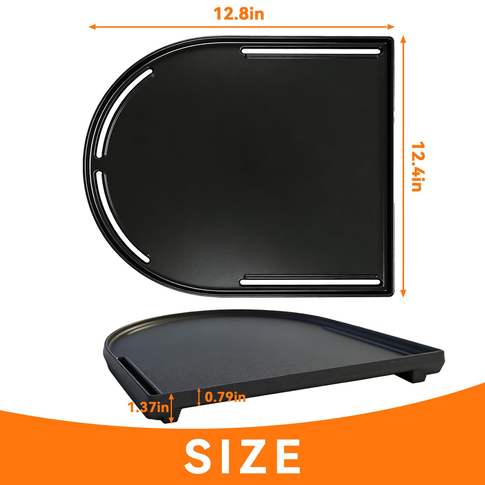 13 x 12.5 "Piastra in ghisa per Coleman Roadtrip 285, 225 tavolo top Grill parti di ricambio, Coleman Cooktop LX LXE LXX, Piastra per Coleman Roadtrip Swaptop Grill Accessori Piastra Grill