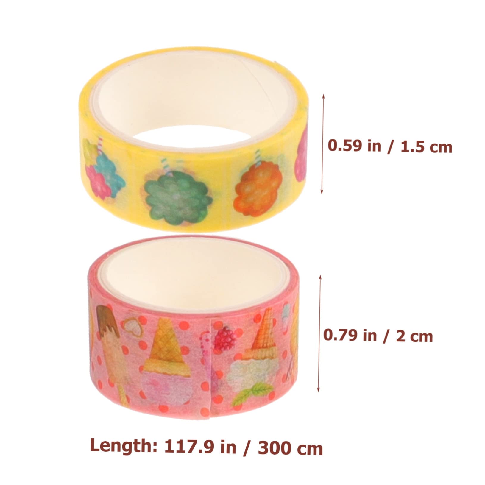Housoutil 5 Sätze Washi Tape Set Für Scrapbooking Dekoratives Klebeband Für Diy Projekte Partydekoration Und Mehr Langlebig Und Leicht Abreißbar 10 Rollen * 5