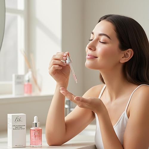 Miniatura 6 de Blusheva Beauty Suero facial con reducción de manchas oscuras de niacinamida al 10%  Hidratante, control de aceite y minimización de poros  1.0 fl oz