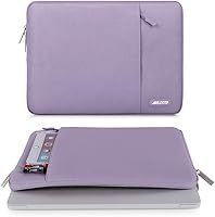 Vista 2 de MOSISO Funda vertical de poliéster con bolsillo para laptop de 13 y 13.3 pulgadas, para computadora MacBook Air, Pro 13. Pro 14, HP, Dell, ASUS