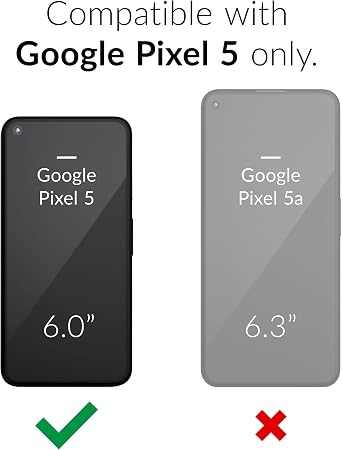 Crave Pixel 5 Case, Dual Guard Protection Series Case for Google Pixel 5 - Aqua