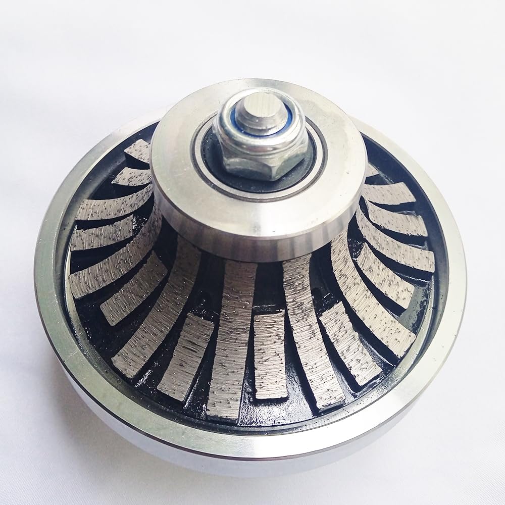 Diamond Profile Wheel Sintering Welding Segment Demi Half Bullnose with 5/8"-11 Thread for Marble Granite Stone Tile (B20)