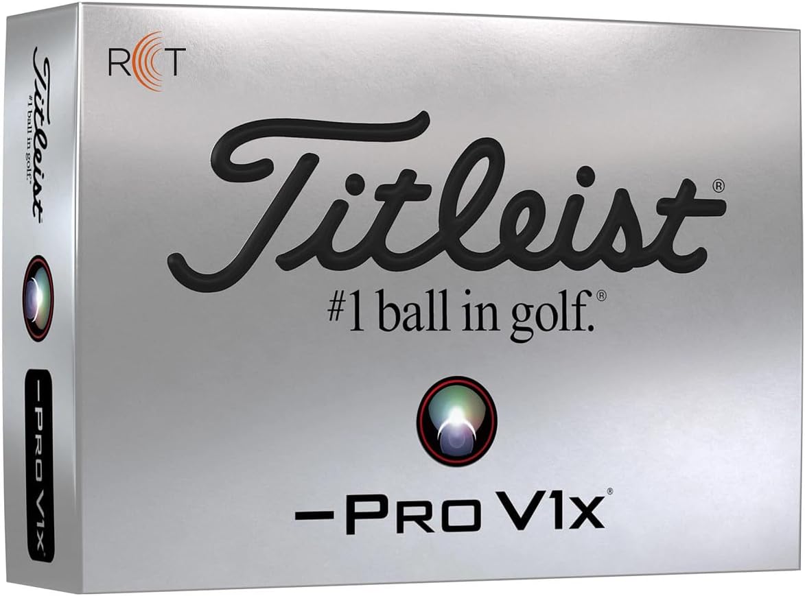 Titleist Pro V1x Left Handed Dash RCT 1 Dozen Golf Balls