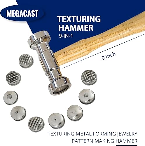 Miniatura 3 de Martillo texturizado con 9 caras intercambiables