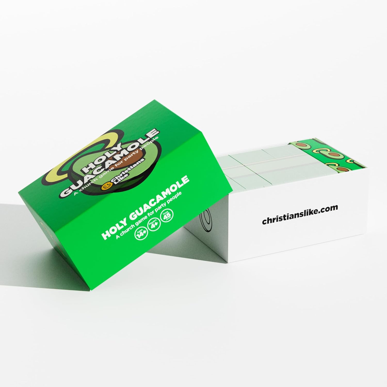 Holy Guacamole - Church Game for Party People - Christian Guessing Game (Explain, Charades, One-Word) - 360 Bible Cards - Bible Trivia for Families, Small Groups, Youth Groups, Bible Studies
