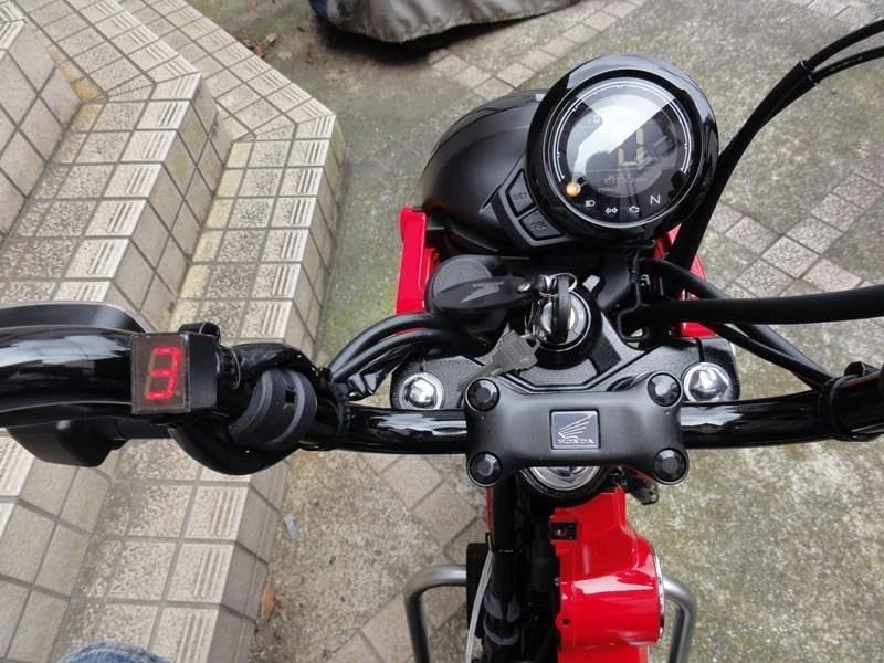 アイプロ製シフトインジケーター APHM 赤 CT125 JA65 ハンターカブ
