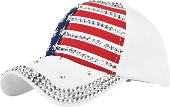Betadog Baseball Cap, Snapback Trucker Hat for Men & Women with American Flag and Adjustable, Breathable Mesh