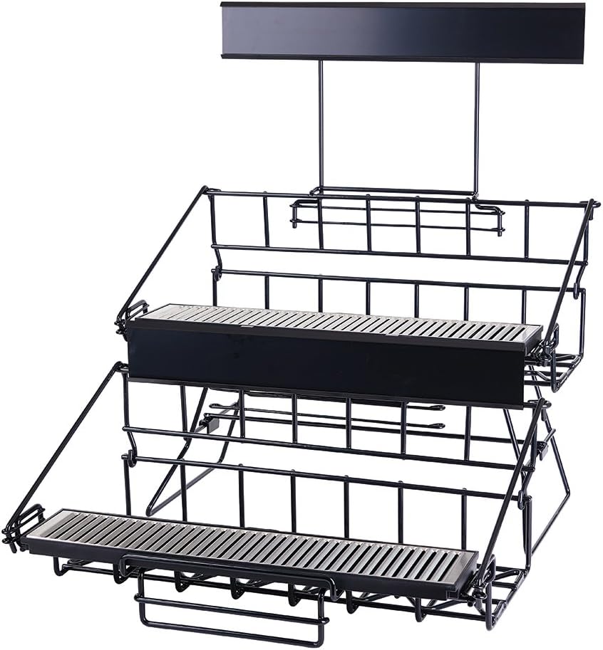 Winco APRK-6 Six Compartment Wire Airpot Rack,Black