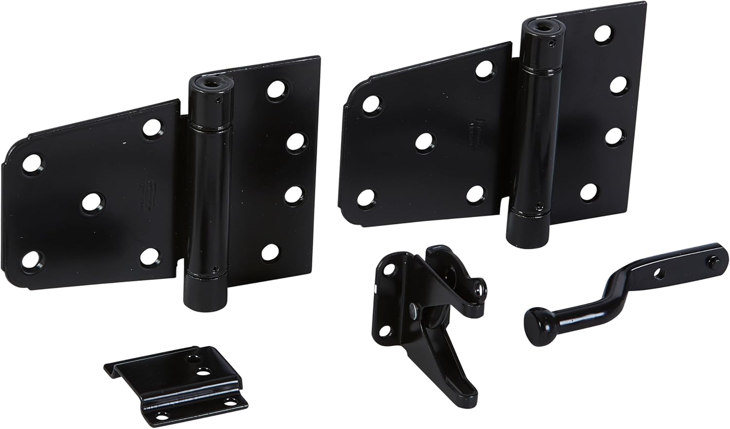 National Hardware N343-475 Self-Closing Gate Kit in Black