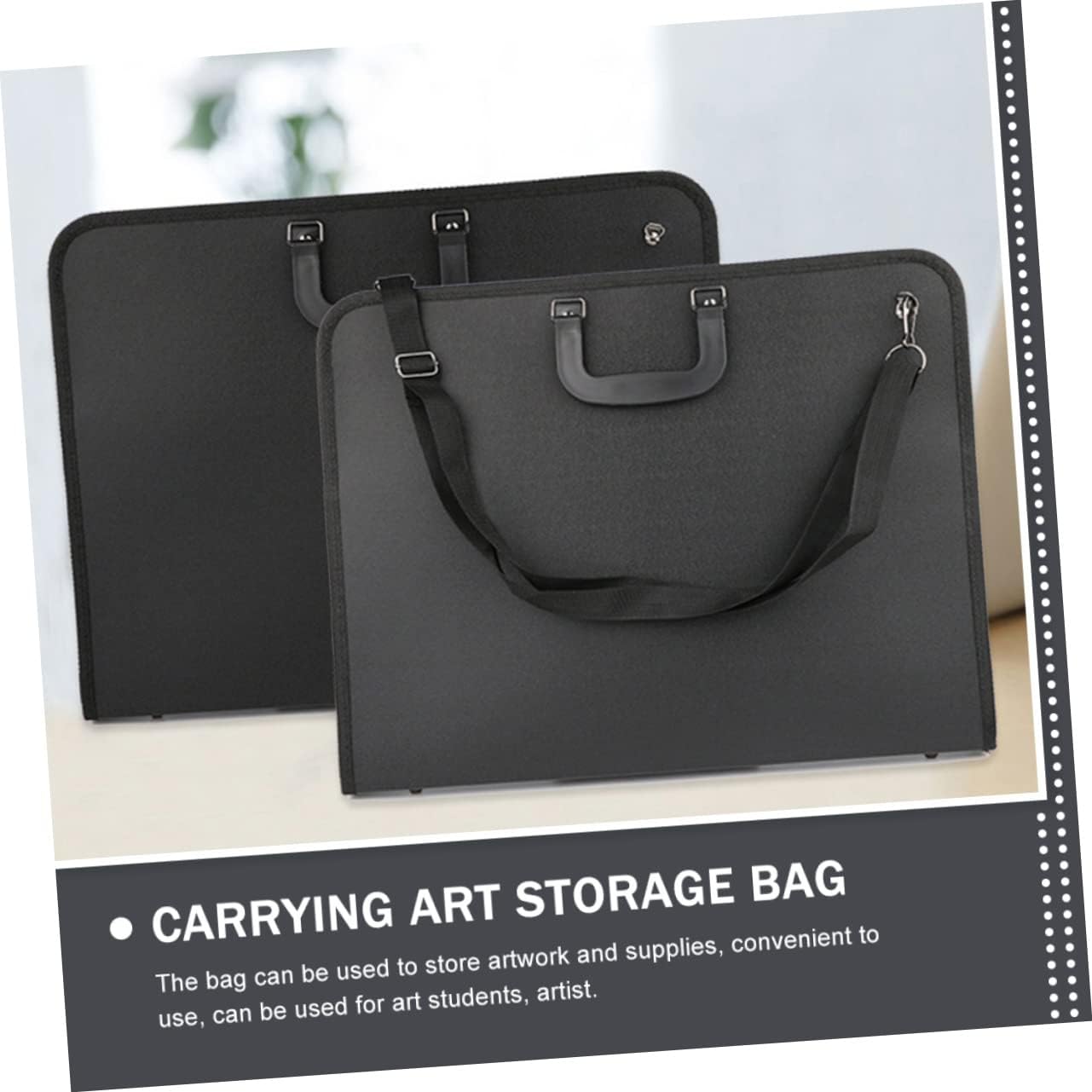 46a Artist Portfolio Case with Handle Portable Art Storage Bag for Drawing Supplies Lightweight and Durable Art Tote for Students and Artists for Artwork and Sketching Boards