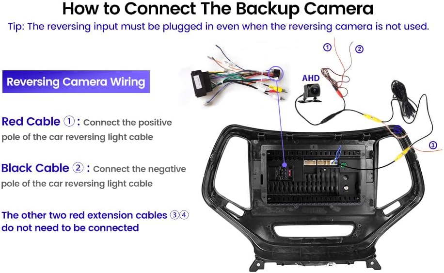 Miniatura 7 de Radio de coche Android de 2 GB+32 GB para Jeep Cherokee 2013-2018, pantalla táctil de 10.1 pulgadas, estéreo de coche, Carplay y Android