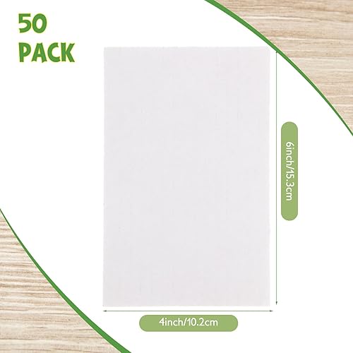 Miniatura 2 de Paquete de 50 hojas de cartón corrugado, hojas planas de cartón, insertos de cartón, separadores de cartón plano para proyectos de arte, suministros