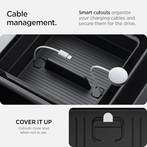 Spigen Tesla Armrest Centre Console Organiser, Intelligrip Technology - 4