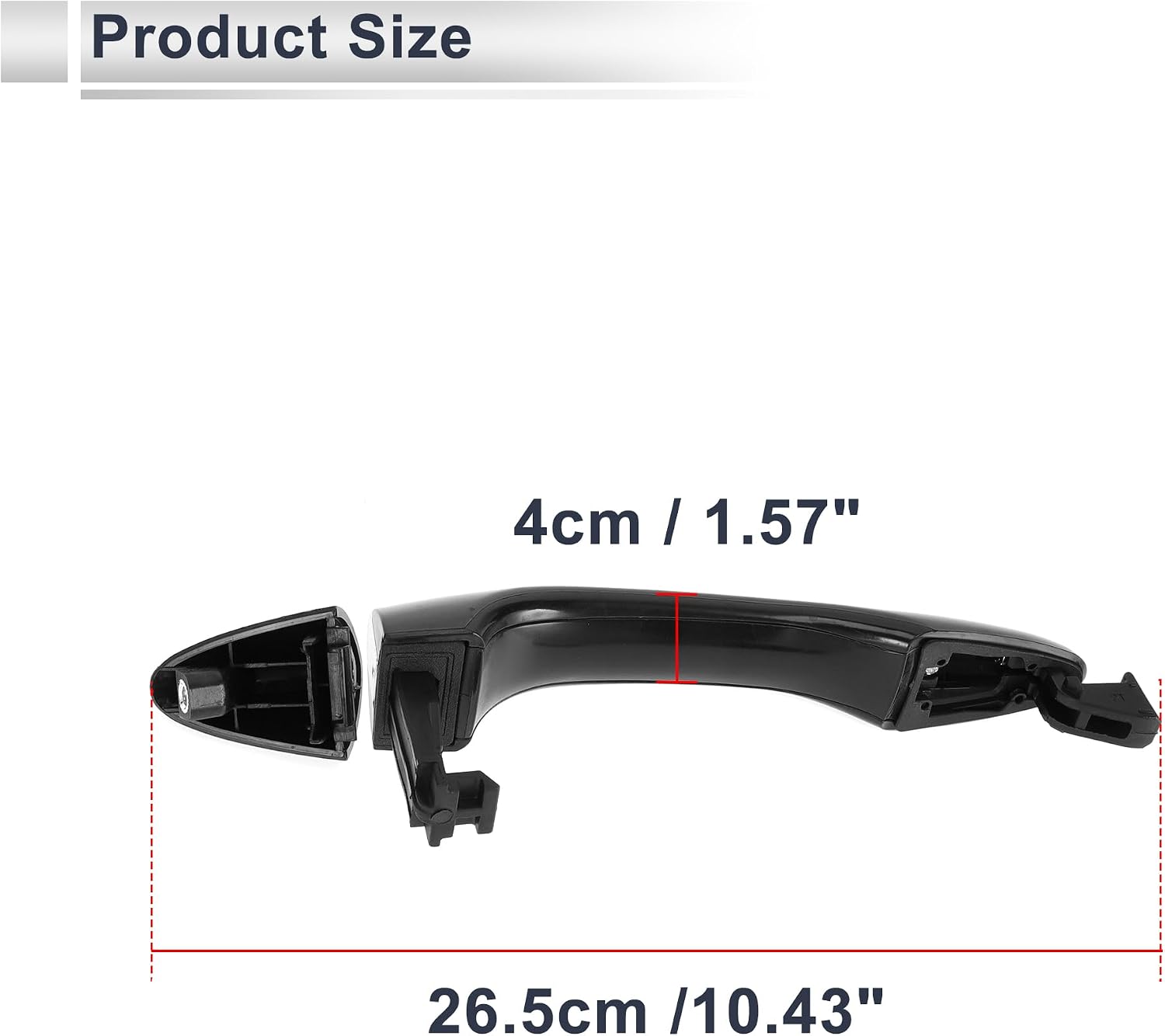 Front Right Car Exterior Door Handles for Kia Optima 2011-2015 Durable Door Handle Replacement No.826622T000 ABS 1 Pcs