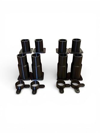 Laser Engraver 12-Piece Leg Riser and Stabilizer Set Compatible with xTool D1 and D1 Pro, Black