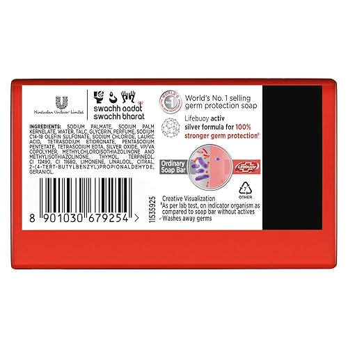 Miniatura 3 de Lifebuoy Total 10 - Barra de jabón - 125 g x 3 barras