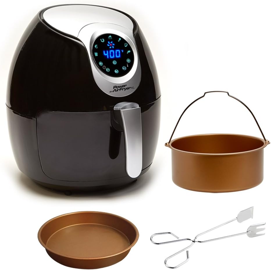 Power Air Fryer XL (3.4 QT Deluxe, Black)