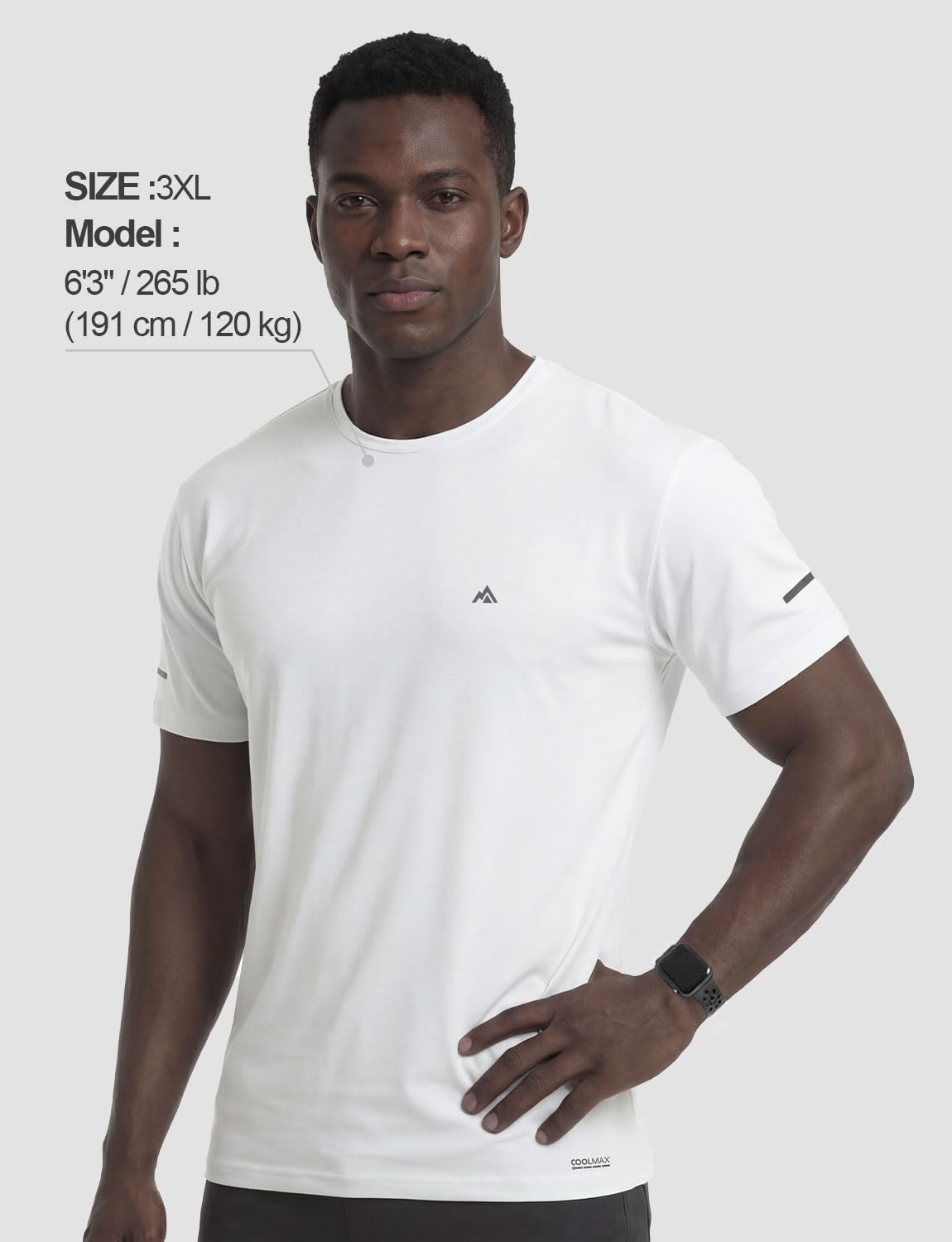 CloudSoft Bamboo Viscose Loose Fit Gym T-Shirts Lightweight Workout Mositure Wicking Cooling Crew Neck Tee - Image 3