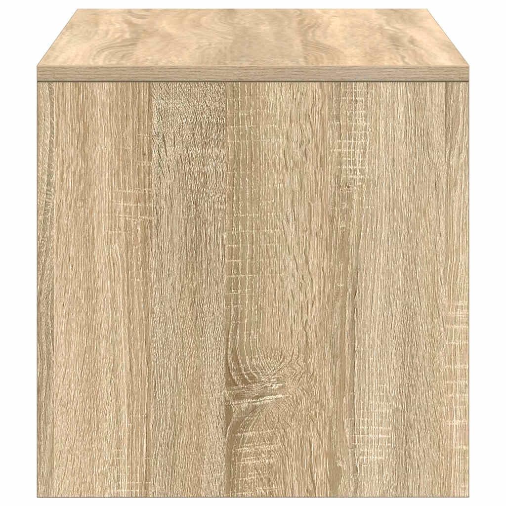 VidaXL Tv-meubel 100x35x40 cm bewerkt hout gerookt eikenkleurig