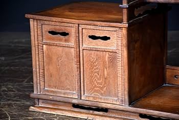 Amazon.co.jp: 蔵A3477古美術 遠州流 遠州棚 桑製 茶棚 茶道具