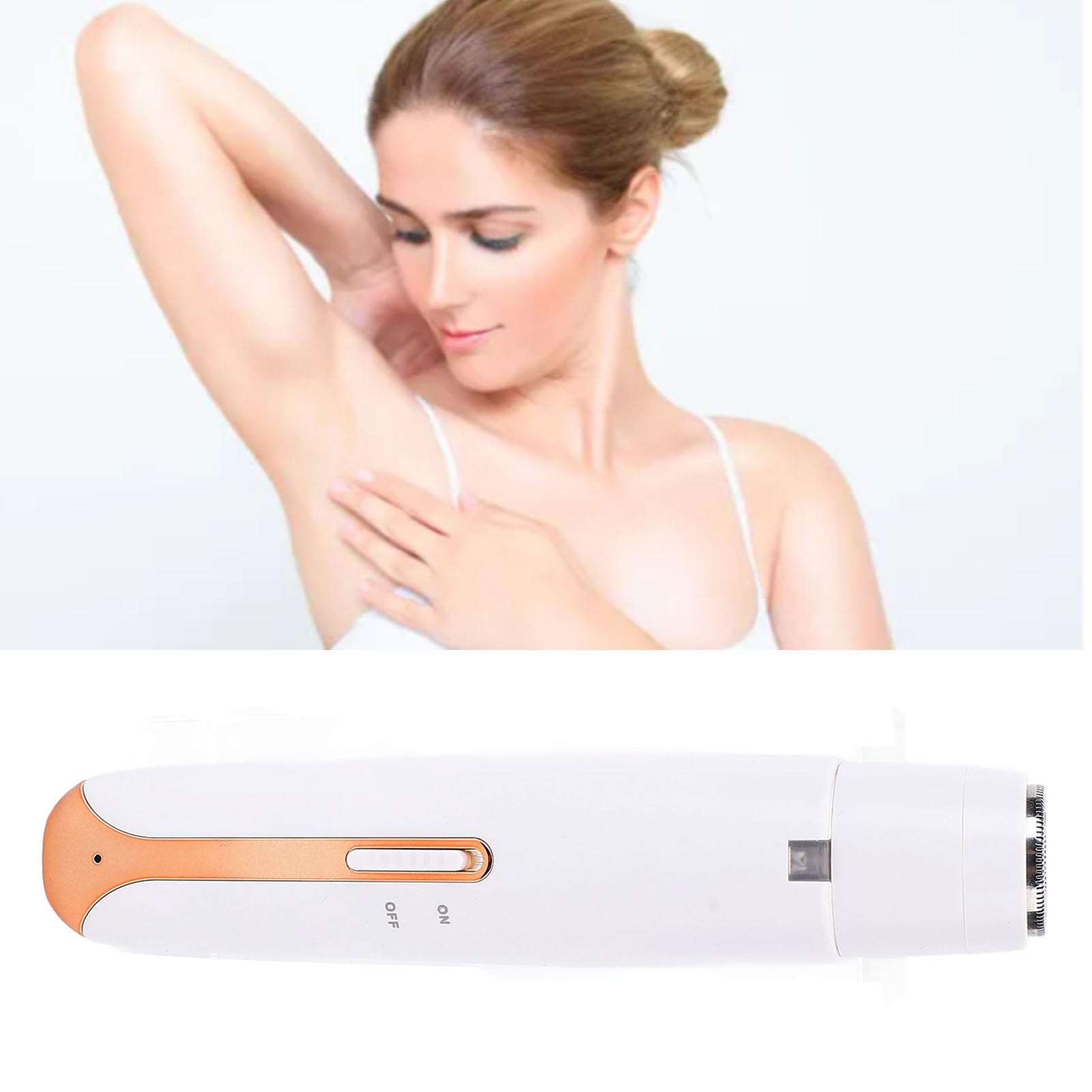 4 in 1 Women Electric Hair Remover Portable Rechargeable Eletctric Facial Eyebrow Underarm Body Hair Trimmer for Home Travel
