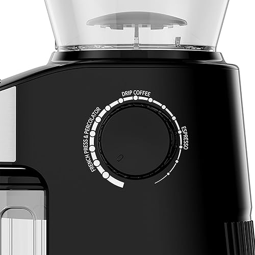 Miniatura 4 de Molinillo De Café Eléctrico, Molinillo De Café Con Fresas Eléctricas Con 25 Ajustes De Molienda Precisos, Temporizador Ajustable De 40 Segundos,