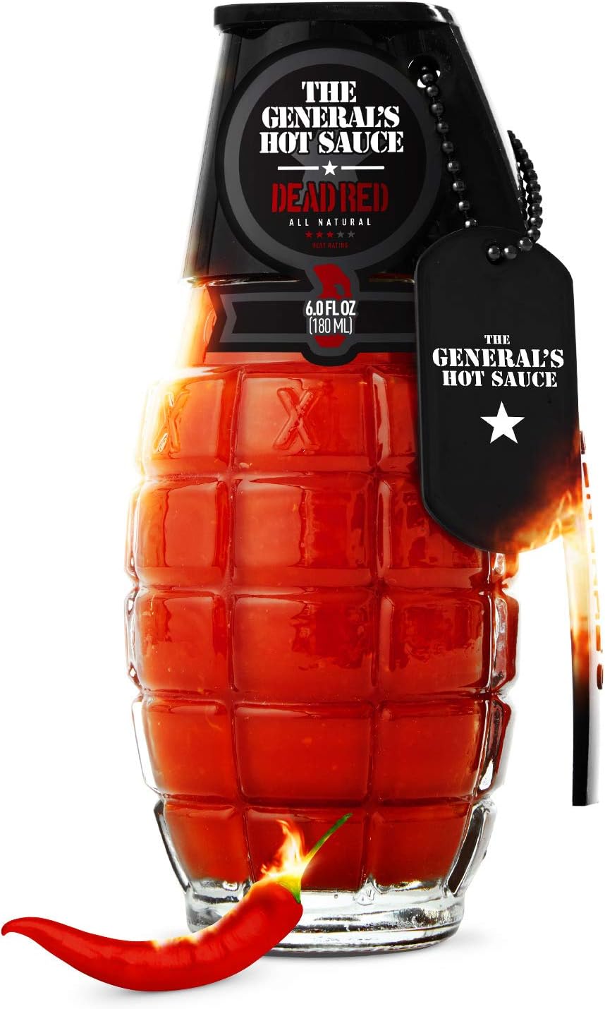 THE GENERAL'S HOT SAUCE Dead Red American Peppers, 180ml