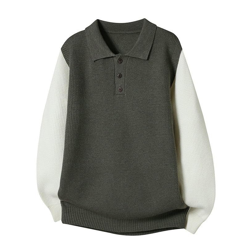 Pull décontracté à manches longues pour homme idéal pour le bureau - 7