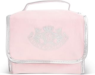 Juicy Couture Bolsa de maquillaje rosa Organi...