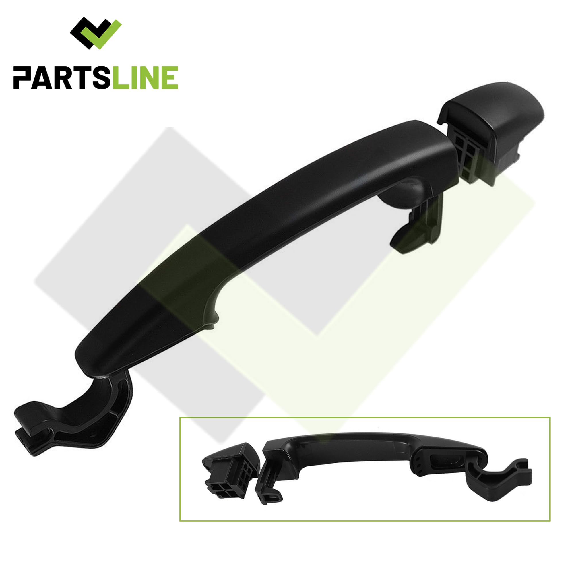 Partsline Poignée Extérieure de Porte Latérale Coulissante Gauche OU Droite compatible avec BERLINGO JUMPY II SCUDO EXPERT PARTNER - 9101GP 9101GG