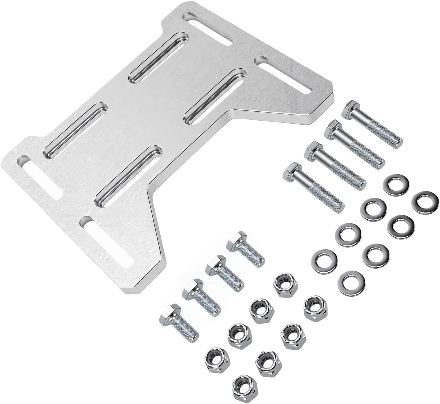 Karlak Adjustable Bike Mounting Plate Bracket with Vibration Reduction for and Mini Bikes - Durable Aluminium