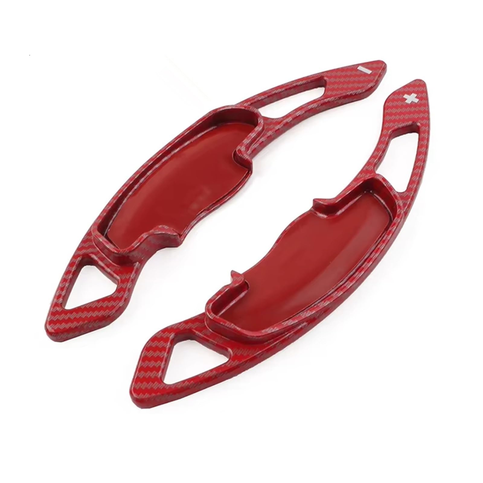 Pomuhye Carbon Fiber Red Auto Steering Wheel Paddles Compatible With For Accord 2013-2020 For Civic 10Th 2016-2021 For Urv 2017-2019 Car Steering Wheel Paddle Shifter Extension